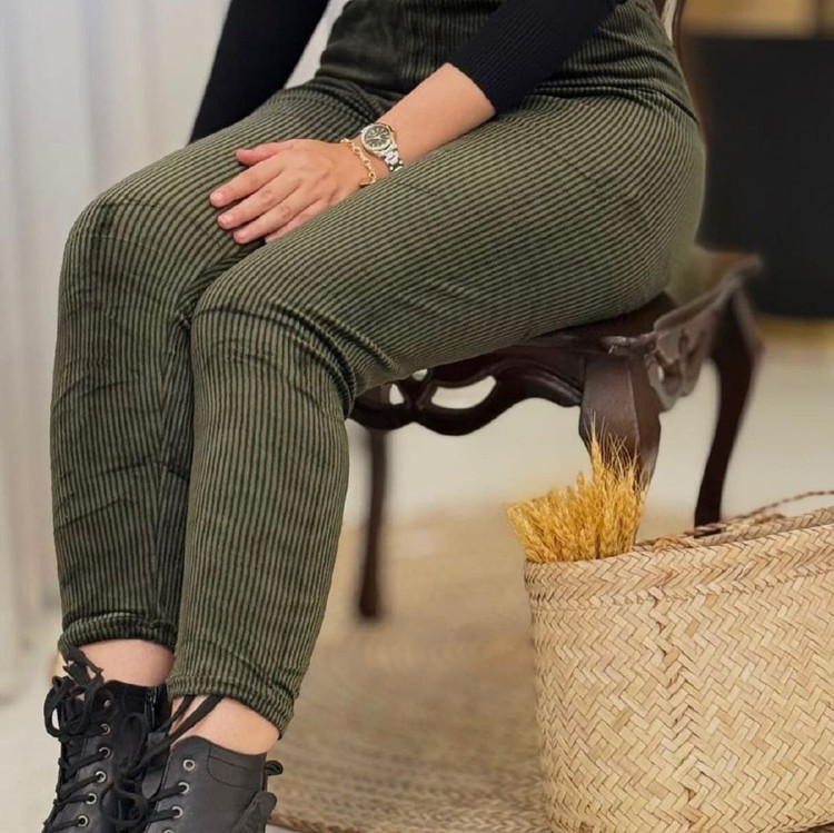 شلوار مخمل کبریتی زنانه