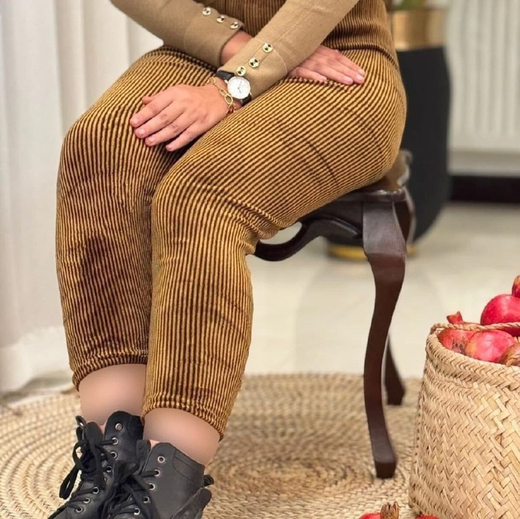 شلوار مخمل کبریتی زنانه